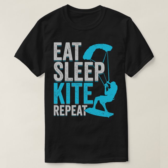 Upprepa Kitesfing Kitesefer Gift T Shirt (Design framsida)