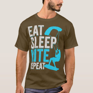 Upprepa Kitesfing Kitesefer Gift T Shirt