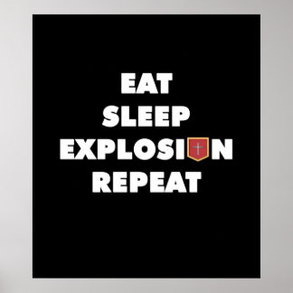 Upprepa Konosuba vid sömnexplosion Poster