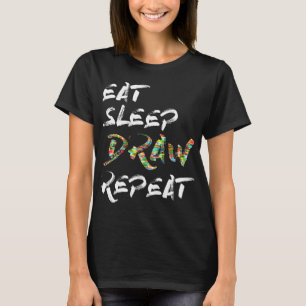 Upprepa konstverk Teckning Costume Education T Shirt