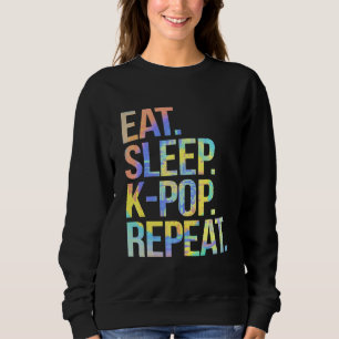 Upprepa koreanska Kpop Music Fläkt lustigt i vilol T Shirt