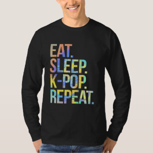 Upprepa koreanska Kpop Music Fläkt lustigt i vilol T Shirt
