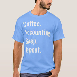 Upprepa kortredovisningsviloläge för kaffe t shirt