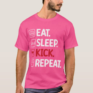 Upprepa Kung fu med viloläge T Shirt