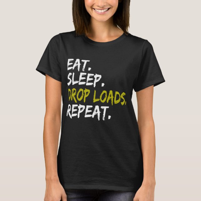 Upprepa Lastbil-enheten i Lastbil under viloläge T Shirt (Framsida)
