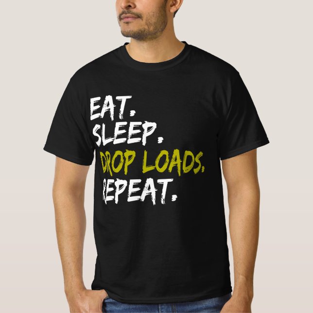 Upprepa Lastbil-enheten i Lastbil under viloläge T Shirt (Framsida)