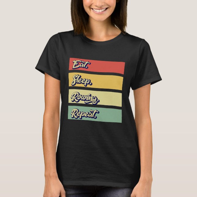 Upprepa lätt Vintage för strömsparläge T Shirt (Framsida)