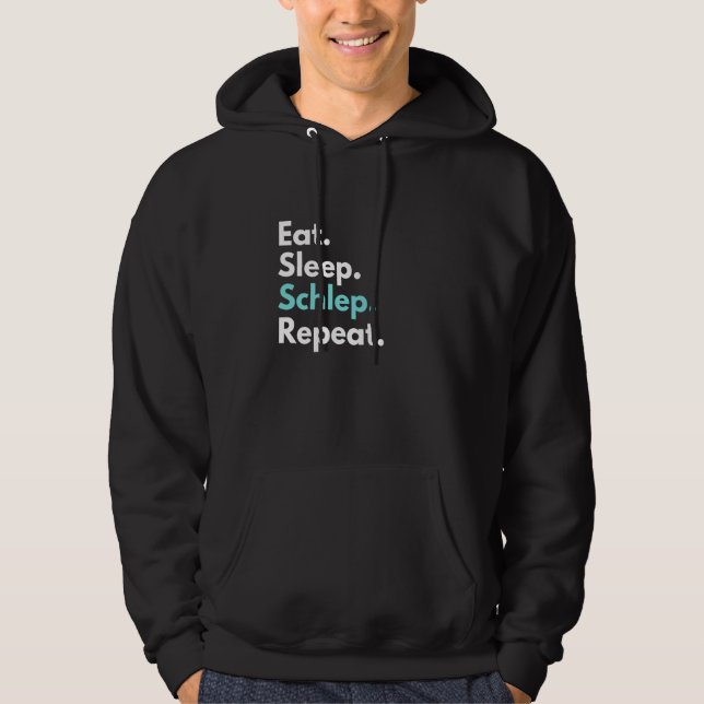 Upprepa lusern i viloläge hoodie (Framsida)
