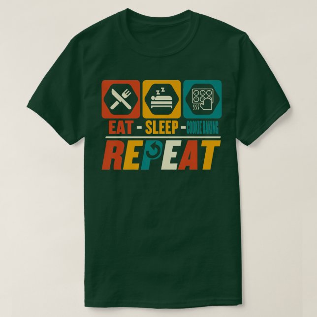 Upprepa lusern med hög viloläge t shirt (Design framsida)