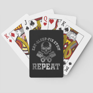 Upprepa lustig reparationsfunktion för Eat-viloläg Casinokort