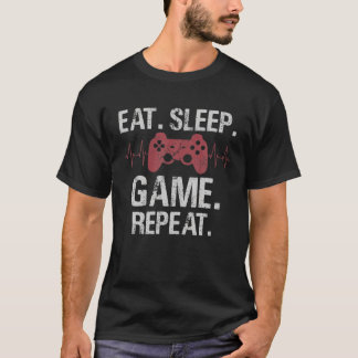 Upprepa lustigt bildspel Älskare-spel i viloläge T Shirt