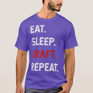 Upprepa lustigt Crafty Craft Älskare T Shirt