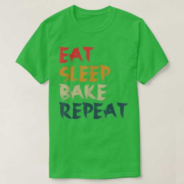 Upprepa lustigt koagulationsmönster i viloläge t shirt (Design framsida)