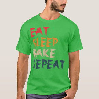 Upprepa lustigt koagulationsmönster i viloläge t shirt