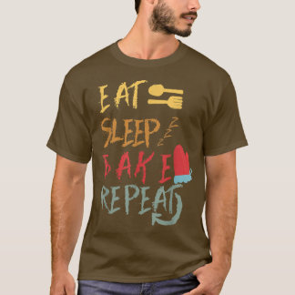 Upprepa lustigt koagulationsmönster i viloläge t shirt
