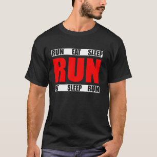 Upprepa lustigt löpande Springer i Springa T Shirt