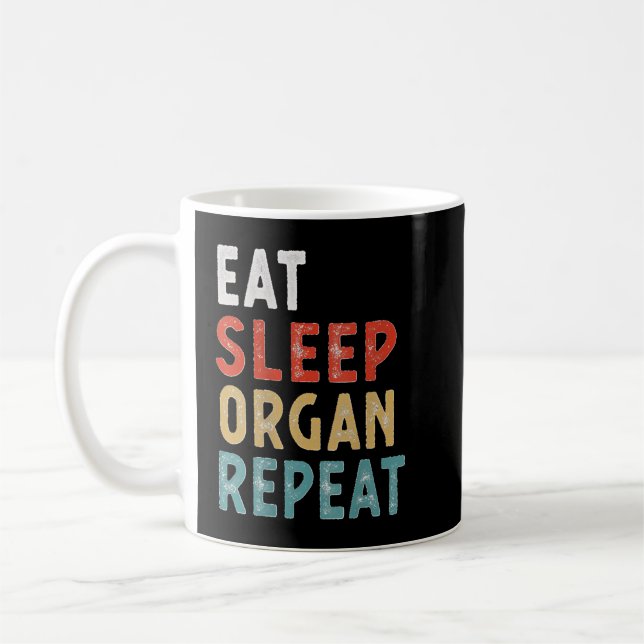 Upprepa lustigt spelaren Gift Idea Vint Kaffemugg (Vänster)