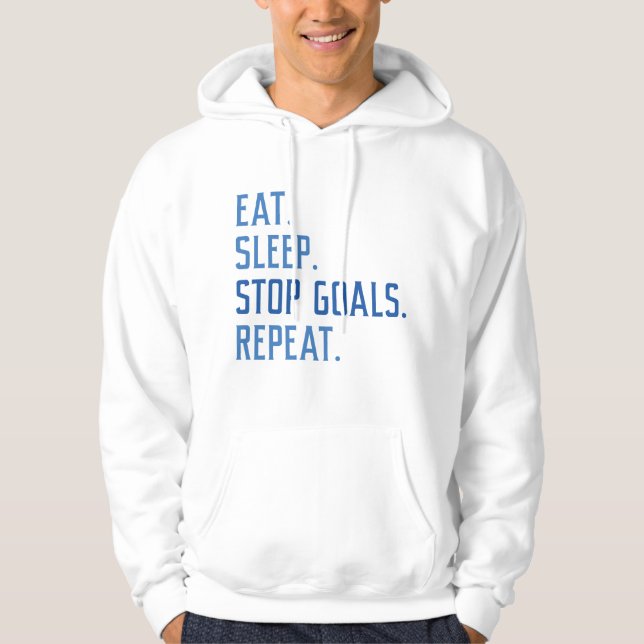 Upprepa mål för viloläge hoodie (Framsida)