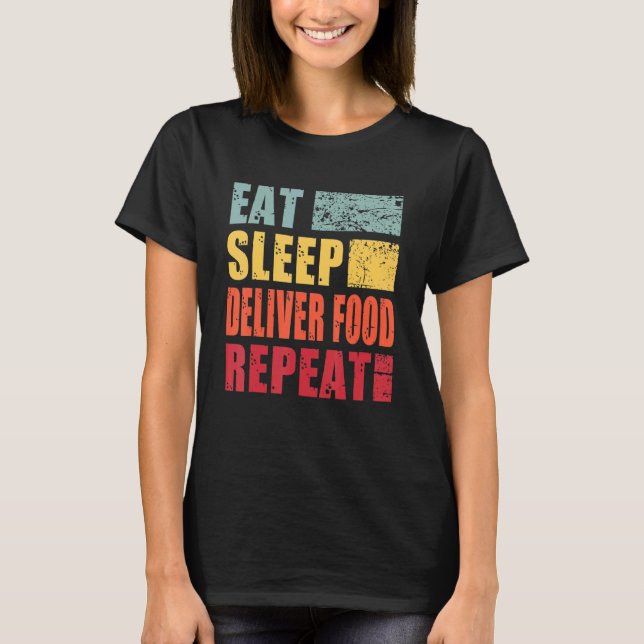 Upprepa maten i viloläge t shirt (Framsida)