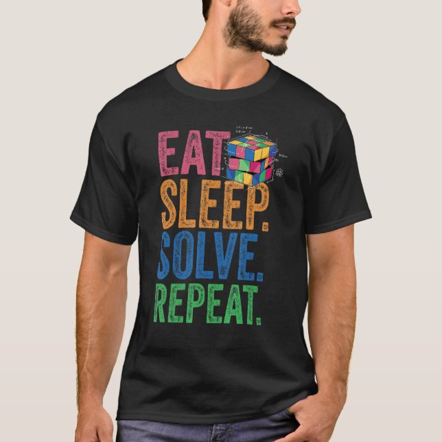 Upprepa matningshastigheten vid upprepad matematik t shirt (Framsida)