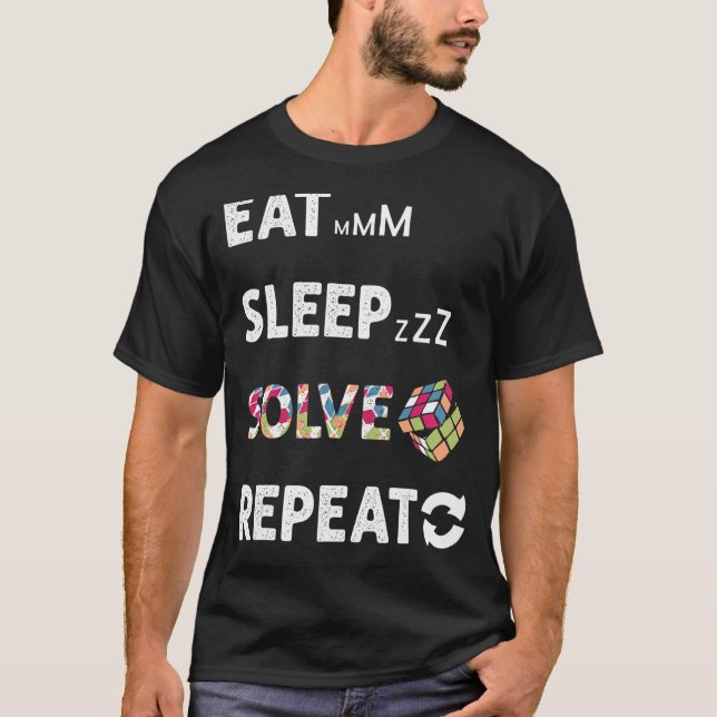 Upprepa matningshastigheten vid upprepad matematik t shirt (Framsida)