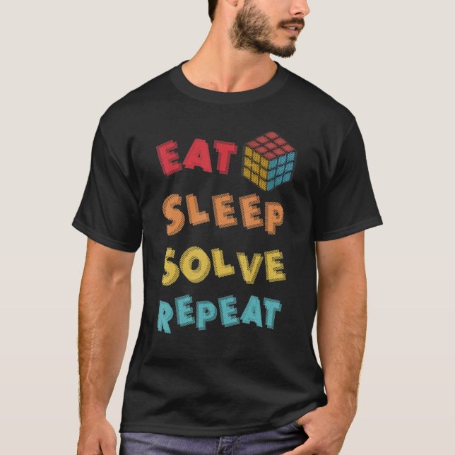Upprepa matningshastigheten vid upprepad matematik t shirt (Framsida)