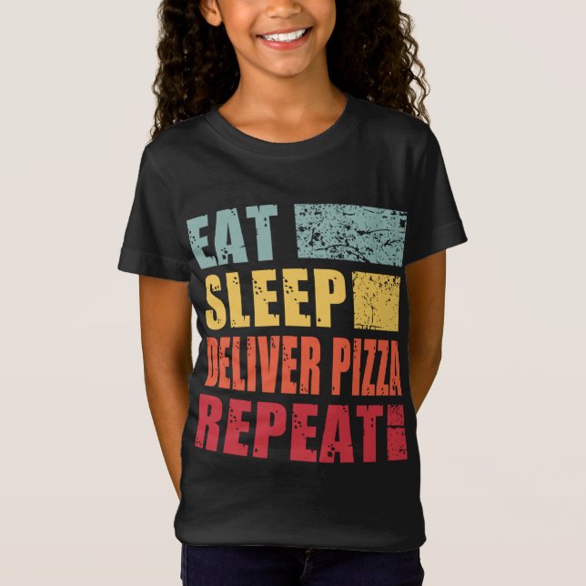 Upprepa matsvindel i viloläge t shirt (Framsida)