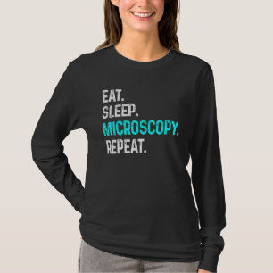 Upprepa mikroskopi med viloläge för mikroskop t shirt