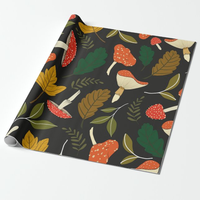 Upprepa mönster sömlöst vintage med olika illus presentpapper (Utrullad)