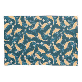 Upprepa Motif för grönt och Gult | Koi Fish Mönste