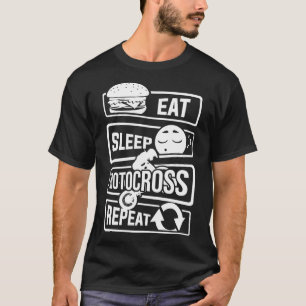Upprepa motorcykelmotorsporten i viloläge t shirt