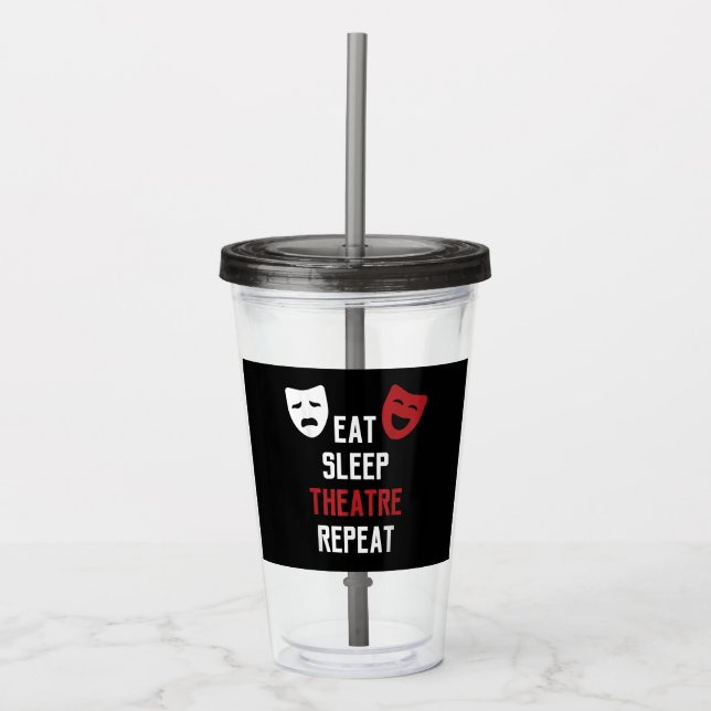 Upprepa musikalisk Thetre-gåva Take Away Mugg (Framsida)