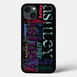 Upprepa Namn Ashley 6 Brev Iphone case
