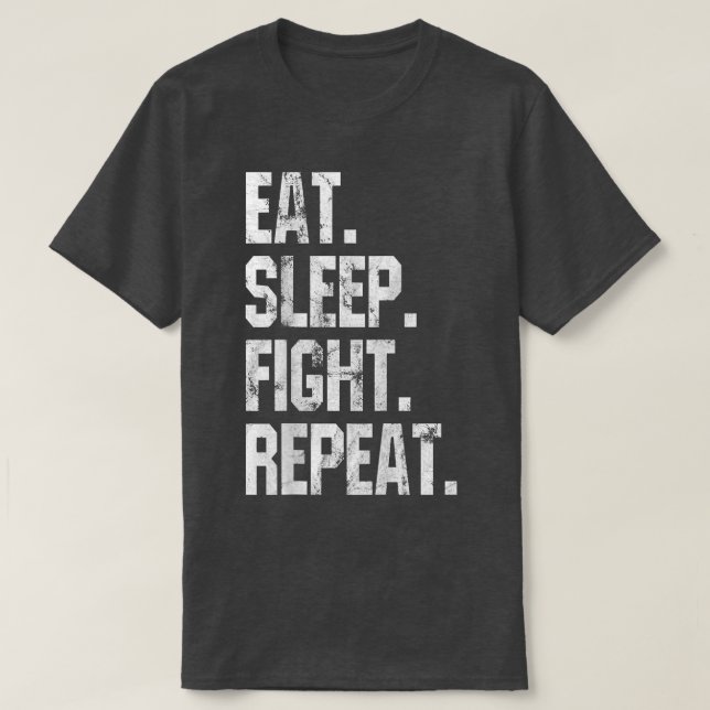Upprepa nedtryckt, bekväm Novelty  T Shirt (Design framsida)