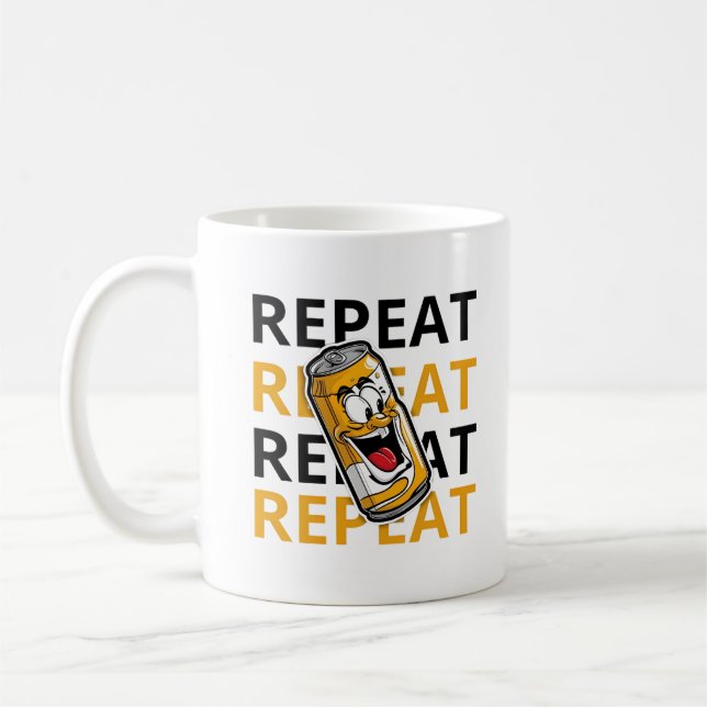 Upprepa öl kaffemugg (Vänster)