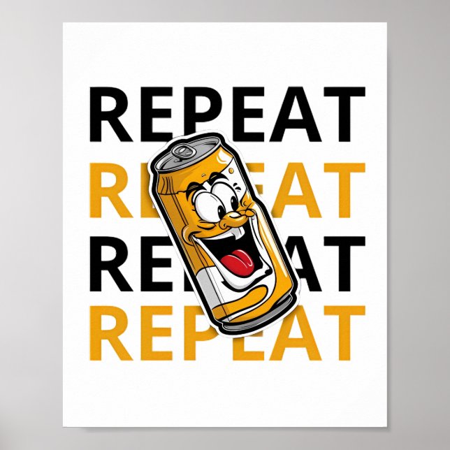 Upprepa öl poster (Framsidan)