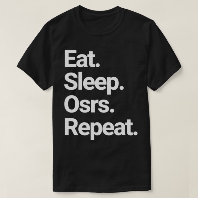 Upprepa Old school Runescape-konstruktionen T Shirt (Design framsida)