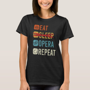 Upprepa opera Singer 1 - Viloläge T Shirt