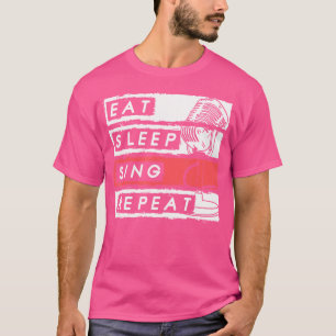Upprepa opera-Singer-Sjungan i viloläge T Shirt