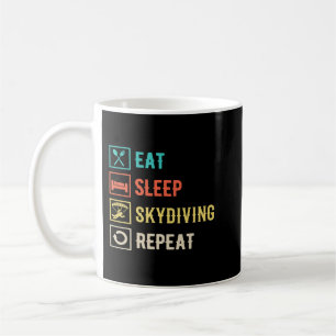 Upprepa paraglidering av Skydiver Sk Kaffemugg