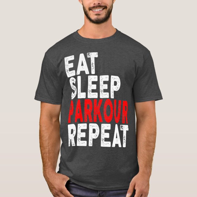 Upprepa Parkour Tee i eat Ssov Parkour (Framsida)