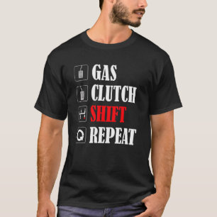 Upprepa penna för manuell överföring av gas t shirt