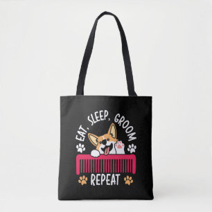 Upprepa Pet Grooming Hund Groomer Tygkasse