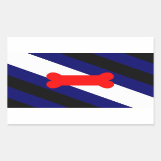 Upprepa Pridets Flagga Rektangulära fästpunkter Gl Rektangulärt Klistermärke