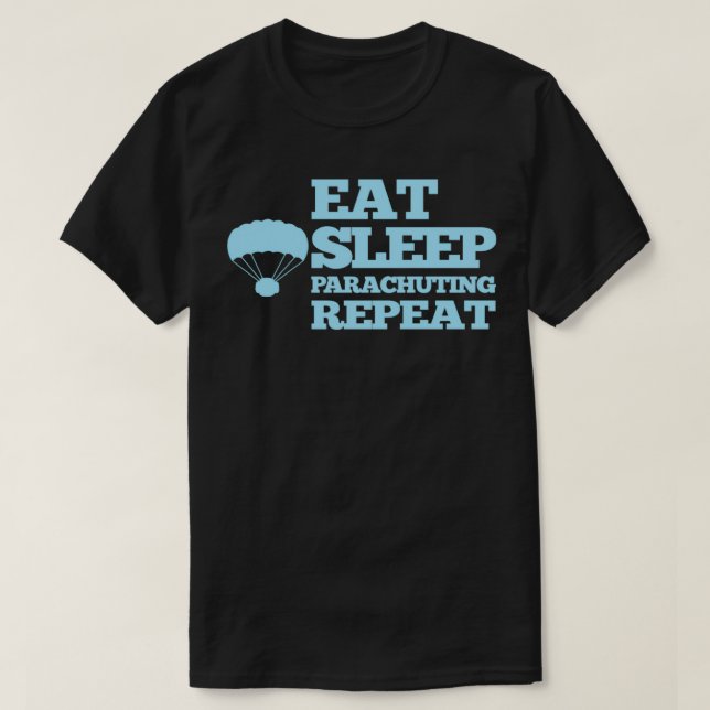 Upprepa punktuppställning av Ät i viloläge T Shirt (Design framsida)