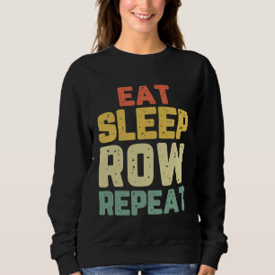 Upprepa radmatning Rower Crew Funny Gift T Shirt