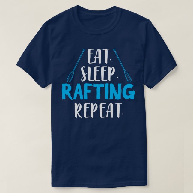 Upprepa rast efter raft t shirt (Design framsida)