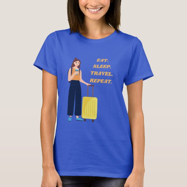 Upprepa resan i Älskare i viloläge T Shirt (Framsida)