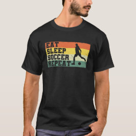 Upprepa Retro-fotbollsspelarpresenten i viloläge T Shirt