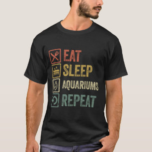 Upprepa retro-vintage gif t shirt
